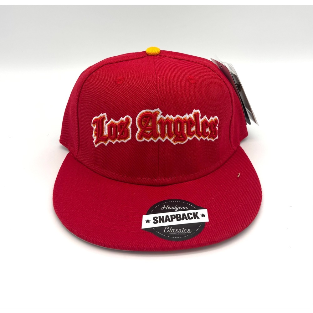 Headgear Classics Los Angeles Dedication‎ Red Youth Snapback Hat KB 24